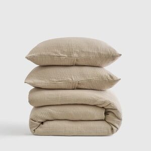 NWT Quince Airy Gauze Duvet Cover Set | Queen